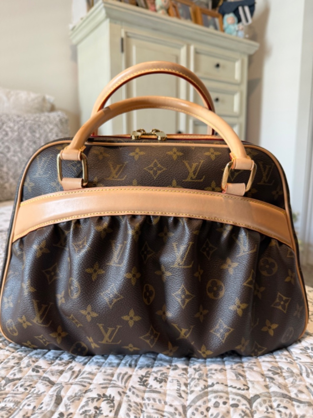 Louis Vuitton Mizi Monogram Canvas Bag Vintage